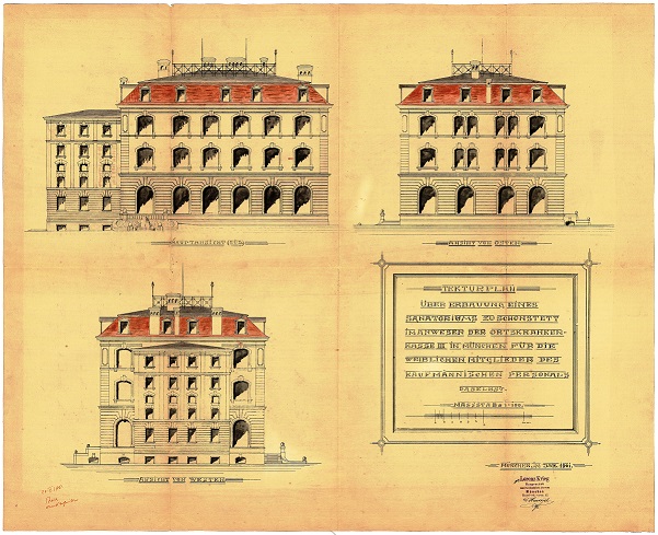 Bauplan der Firma Lorenz Krieg